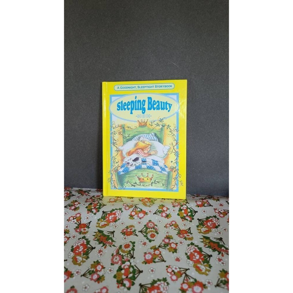 Vintage Sleeping Beauty Book, Illustrated Childrens Story